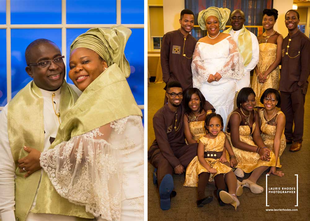 Wedding Pictures of A Hero and Her Family #2 - Nobel Peace Prize Winner Leymah Gbowee Marries Jay Fatorma