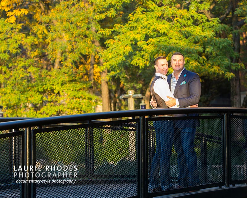 Engagement photography for Michael and Scott - photo by New York Wedding Photographer Laurie Rhodes #1