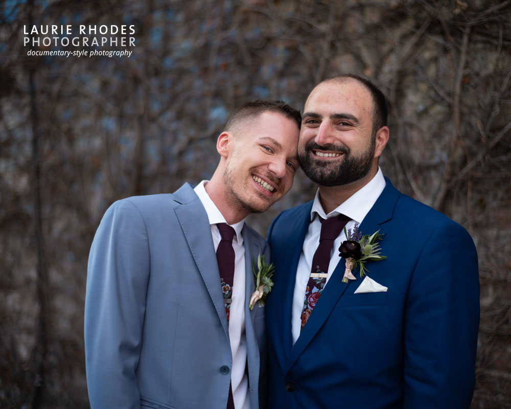 Ramzi and Andrew Get Married at The Foundry in New York City - Wedding Photography by Laurie Rhodes - 1