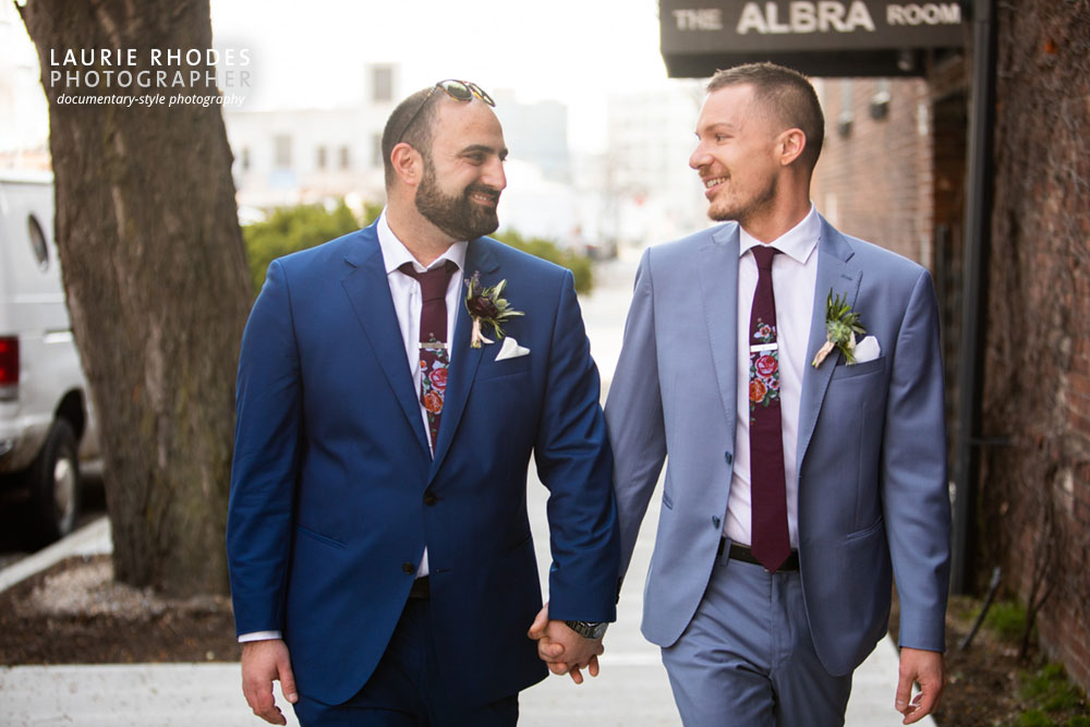 Ramzi and Andrew Get Married at The Foundry in New York City - Wedding Photography by Laurie Rhodes - 4